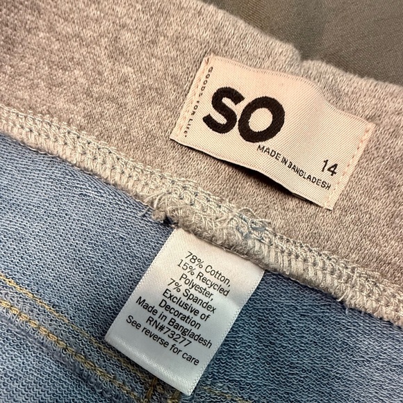 SO Kids Blue Denim Shorts - Picture 3 of 3